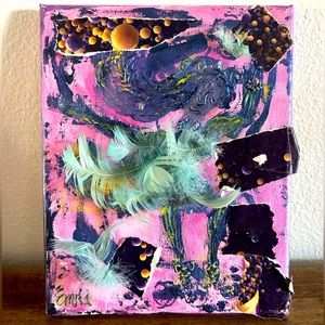 Prophetic Dance Collage Art by Emerald Phoenix